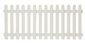 Skagen stakittgjerde 180 x 80 cm hvit